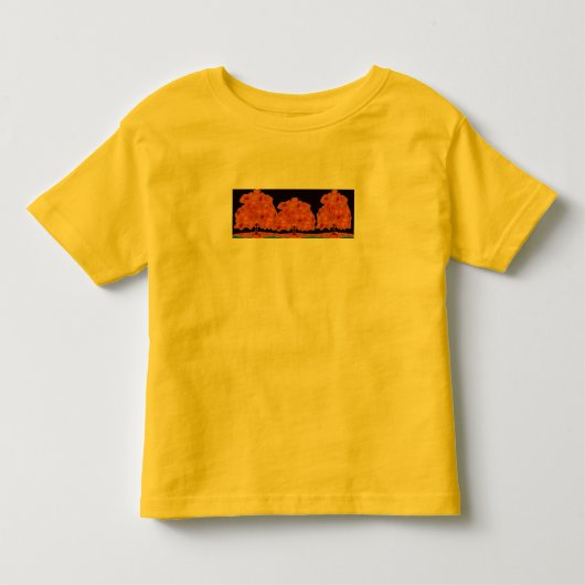 色の木 –  トドラーTシャツ (正面)
