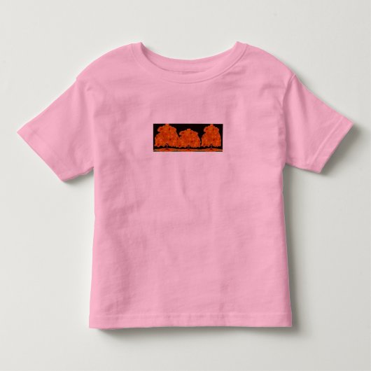 色の木 – トドラーTシャツ (正面)