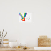 色の来多いポスターの愛 ポスター (キッチン)