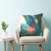 色の染み、青みがかった入浴の上にデジタルミズル クッション (椅子)