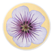 色の植物の淡いブルーのゼラニウムの花