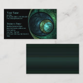 色の概念の名刺 名刺 (正面/裏面)