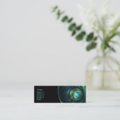 色の概念の接触の名刺 スキニー名刺 (スタンド正面)