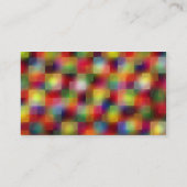 色の正方形-ビジネス 名刺 (裏面)