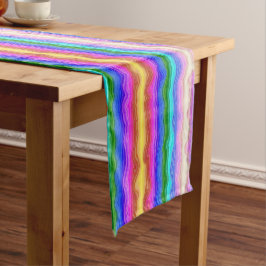 色の波 ショートテーブルランナー