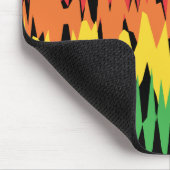 色の波: ベクトルイラストレーション: マウスパッド (コーナー)