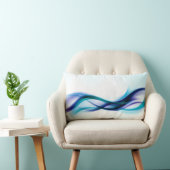 色の波 ランバークッション (椅子)