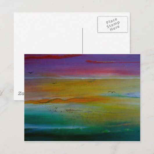 色の海 ポストカード (正面/裏面)