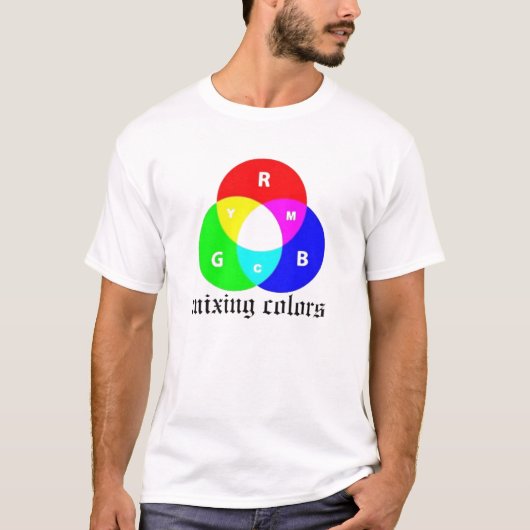 色の混合 Tシャツ (正面)