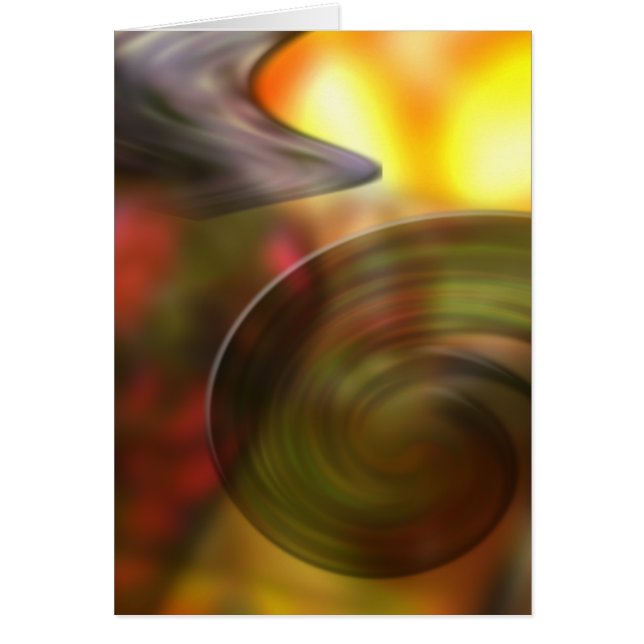 色の渦巻き抽象芸術 (正面)