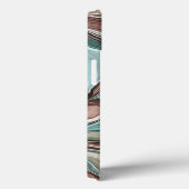 色の渦巻き青い抽象芸術電話ケース Case-Mate iPhoneケース (裏面 / 右)