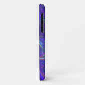 色の渦巻き鮮やか抽象芸術ピンク緑ブルー Case-Mate iPhoneケース (裏面/左)