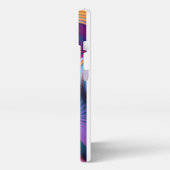 「色の渦巻き」電話ケース iPhoneケース (左側面)