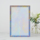 色の渦巻のボーダー 便箋 (スタンド正面)