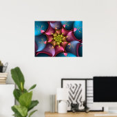 色の渦 ポスター (ホームオフィス)