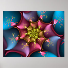 色の渦 ポスター