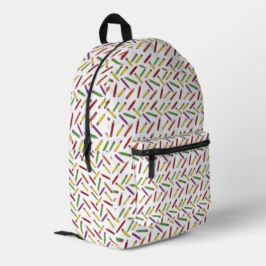 色の準備:クリエイティブ教室Backpack プリントバックパック (裏面左端)