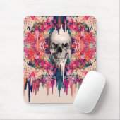 色の溶ける砂糖のスカルを見ること マウスパッド (マウス)