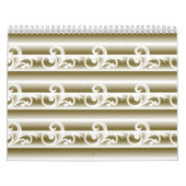 色の濃い絨毯は左右対称の幾何学的な特徴を持つ カレンダー (カバー)