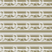 色の濃い絨毯は左右対称の幾何学的な特徴を持つ シール (正面)