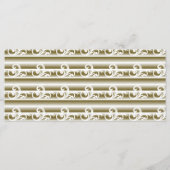 色の濃い絨毯は左右対称の幾何学的な特徴を持つ メニュー (裏面)