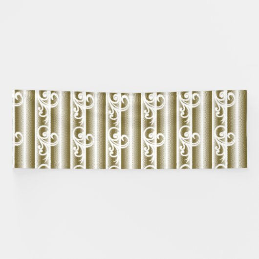 色の濃い絨毯は左右対称の幾何学的な特徴を持つ 横断幕 (横)