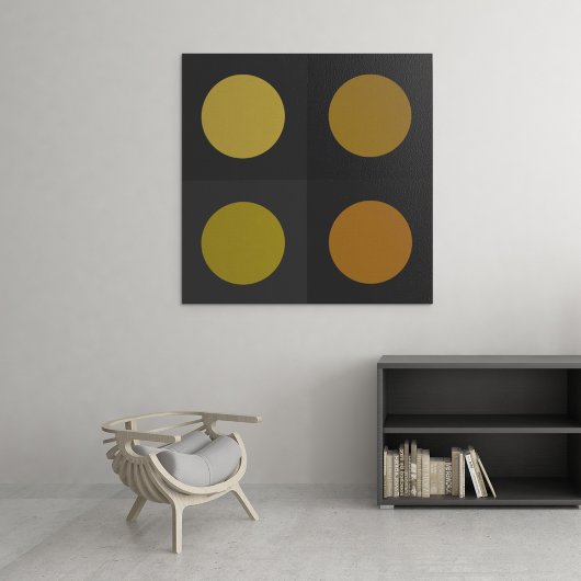 色の濃淡の円 ポスター