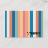 色の濃淡ストライプ付け 名刺 (正面)