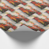 色の炎 ラッピングペーパー (角)