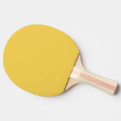 色の無地のプレーンMarigold黄色 卓球ラケット (横)
