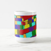 色の煉瓦道のクラシックのマグ! コーヒーマグカップ (中央)