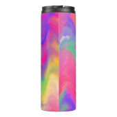 色の爆発のモノグラム タンブラー (裏面)