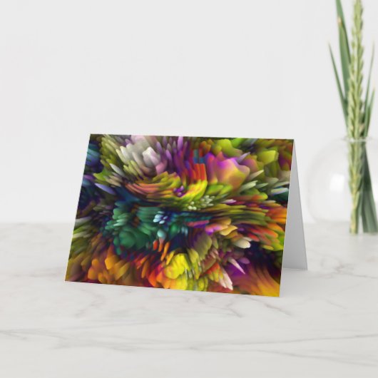 色の爆発 カード (正面)