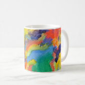 色の爆発 コーヒーマグカップ (正面右)