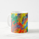 色の爆発 コーヒーマグカップ (正面左)