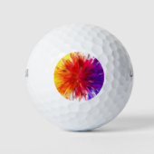 色の爆発 ゴルフボール (正面)