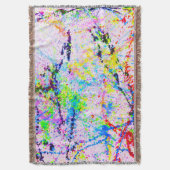 色の爆発 スローブランケット (正面縦)