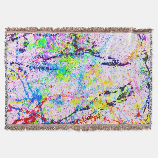 色の爆発 スローブランケット (正面)