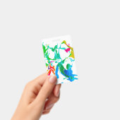 色の爆発 バッジ (手持ち)