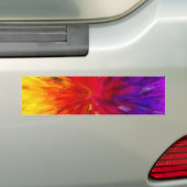 色の爆発 バンパーステッカー (車上)