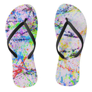 色の爆発 ビーチサンダル