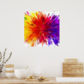 色の爆発 ポスター (キッチン)