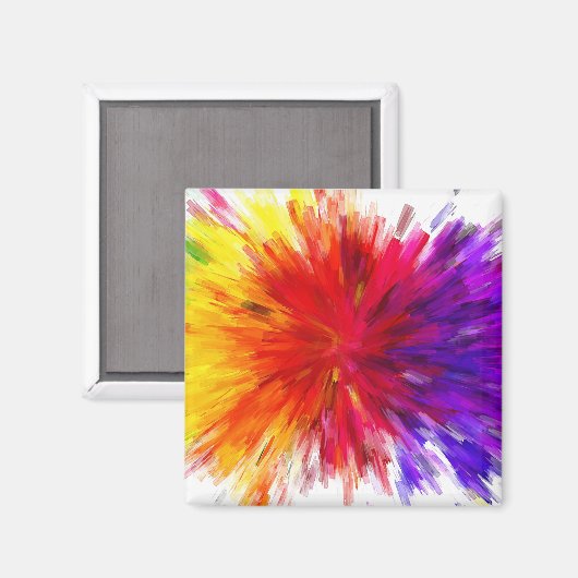色の爆発 マグネット (正面/裏面)