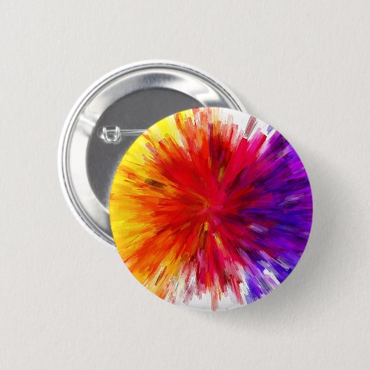 色の爆発 缶バッジ (正面&裏面)