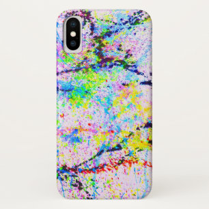 色の爆発 iPhone X ケース