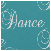 色の生地のダンスの文字 ファブリック (クローズアップ)