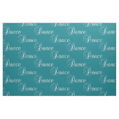 色の生地のダンスの文字 ファブリック (ファットクウォーター)