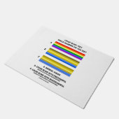 色の盲目テスト: どの虹を見ますか。 視野 ドアマット (アングル)