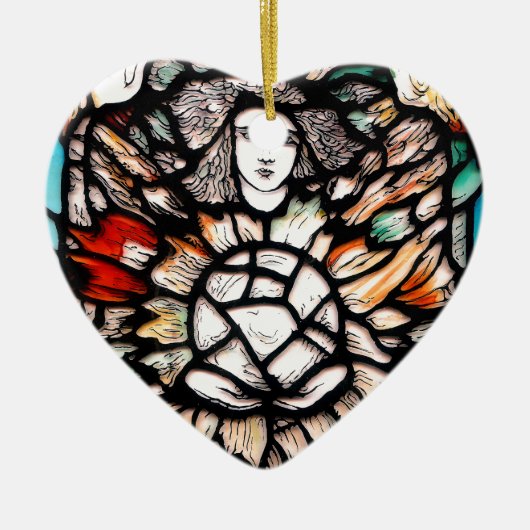 色の瞑想。 セラミックオーナメント (正面)