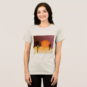 色の砂漠の夢 トライブレンドTシャツ (正面全面)
